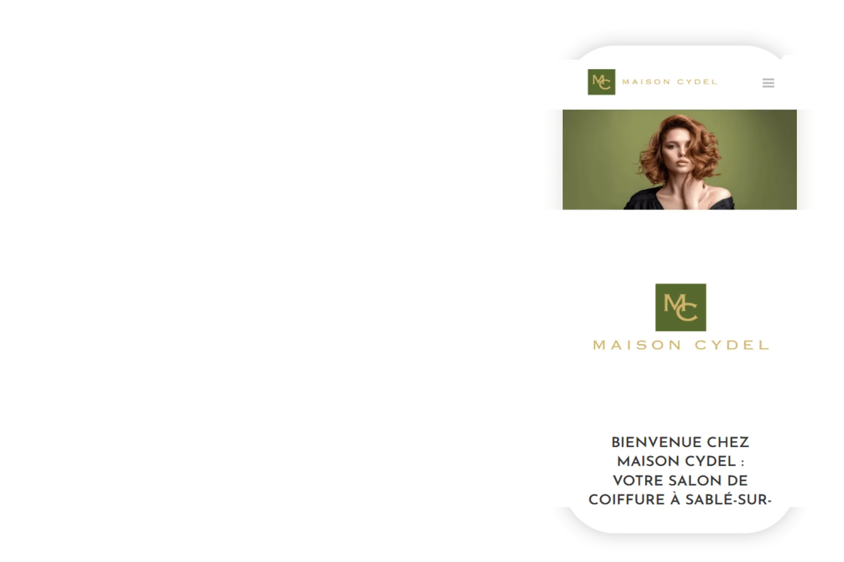web mobile Maison Cydel